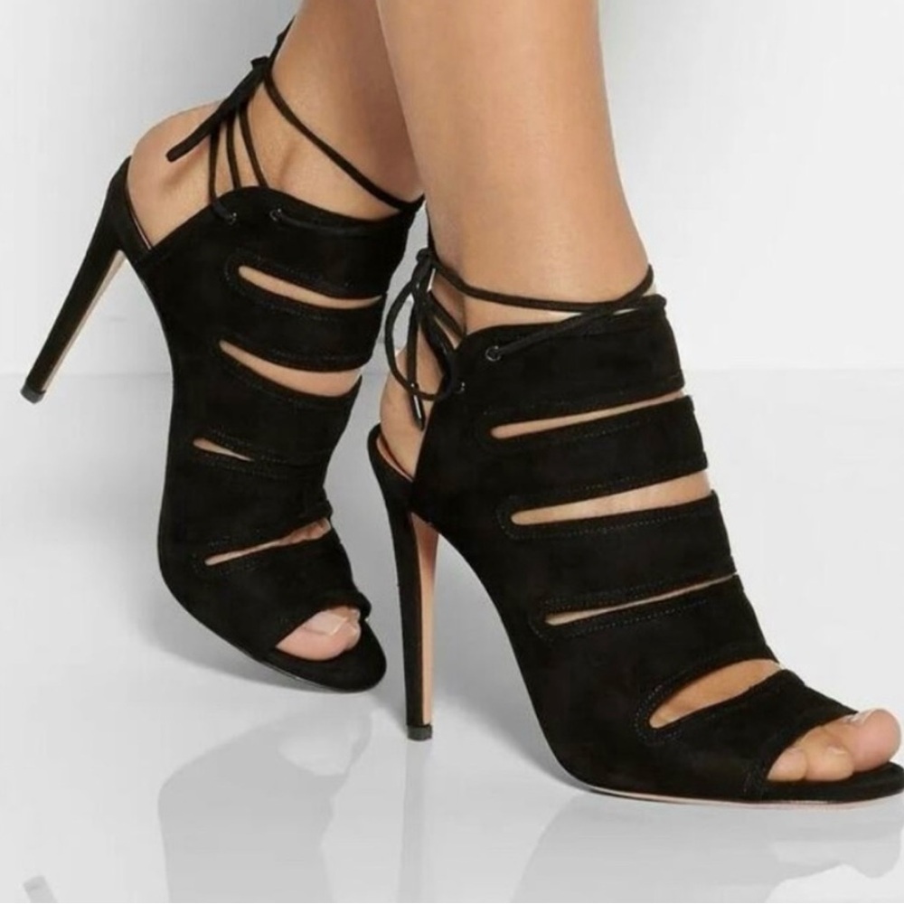 Aquazzura Suede Slingback High Heel
Size 40